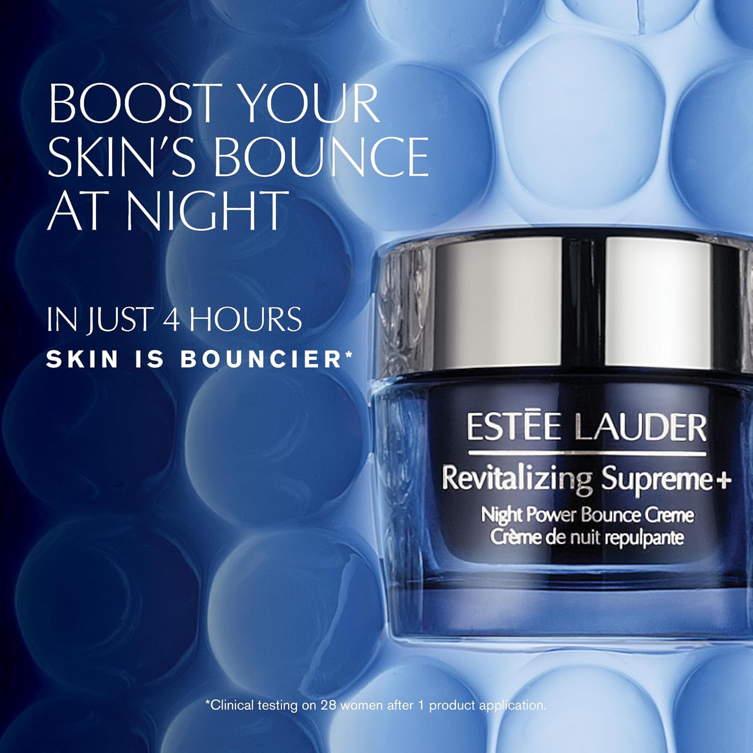 Estée Lauder Revitalizing Supreme+ Night Power Bounce Cream – Face Moisturizer w