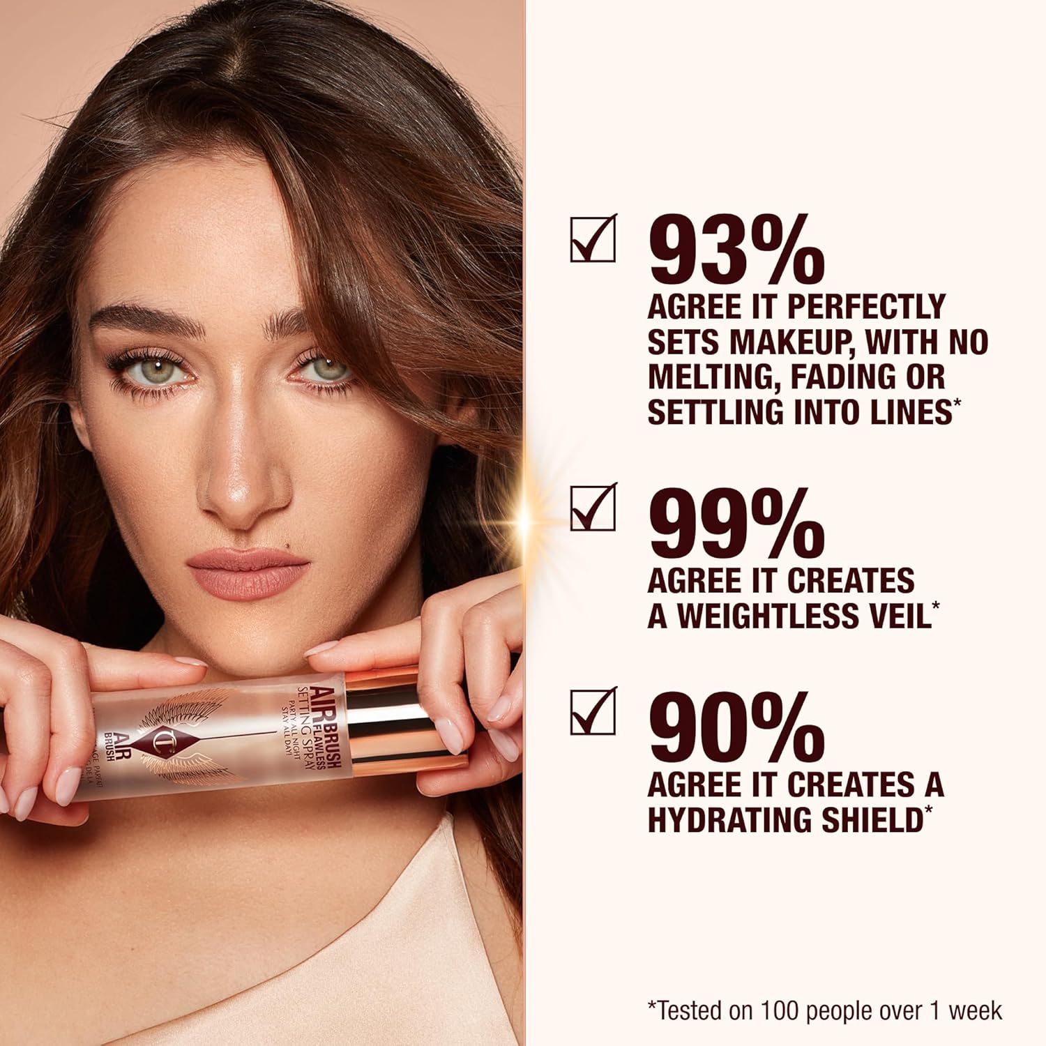 Charlotte Tilbury Airbrush Flawless Setting Spray Gift Set – Ultra-Fine Mist to 