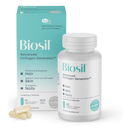 BioSil Collagen Booster Supplement – Patented ch-OSA Activator for Skin, Hair, N