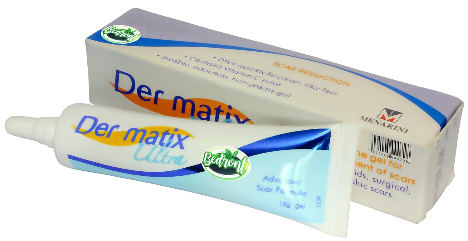 Der Matix Ultra Advanced Scar Formula – 15g Silicone Gel for Keloids, Surgical, 