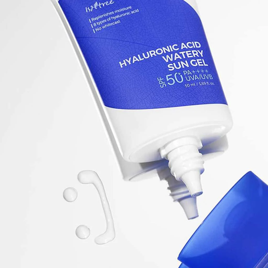 [Isntree] Hyaluronic Acid Watery Sun Gel 50ml – Lightweight Hydrating Sunscreen 