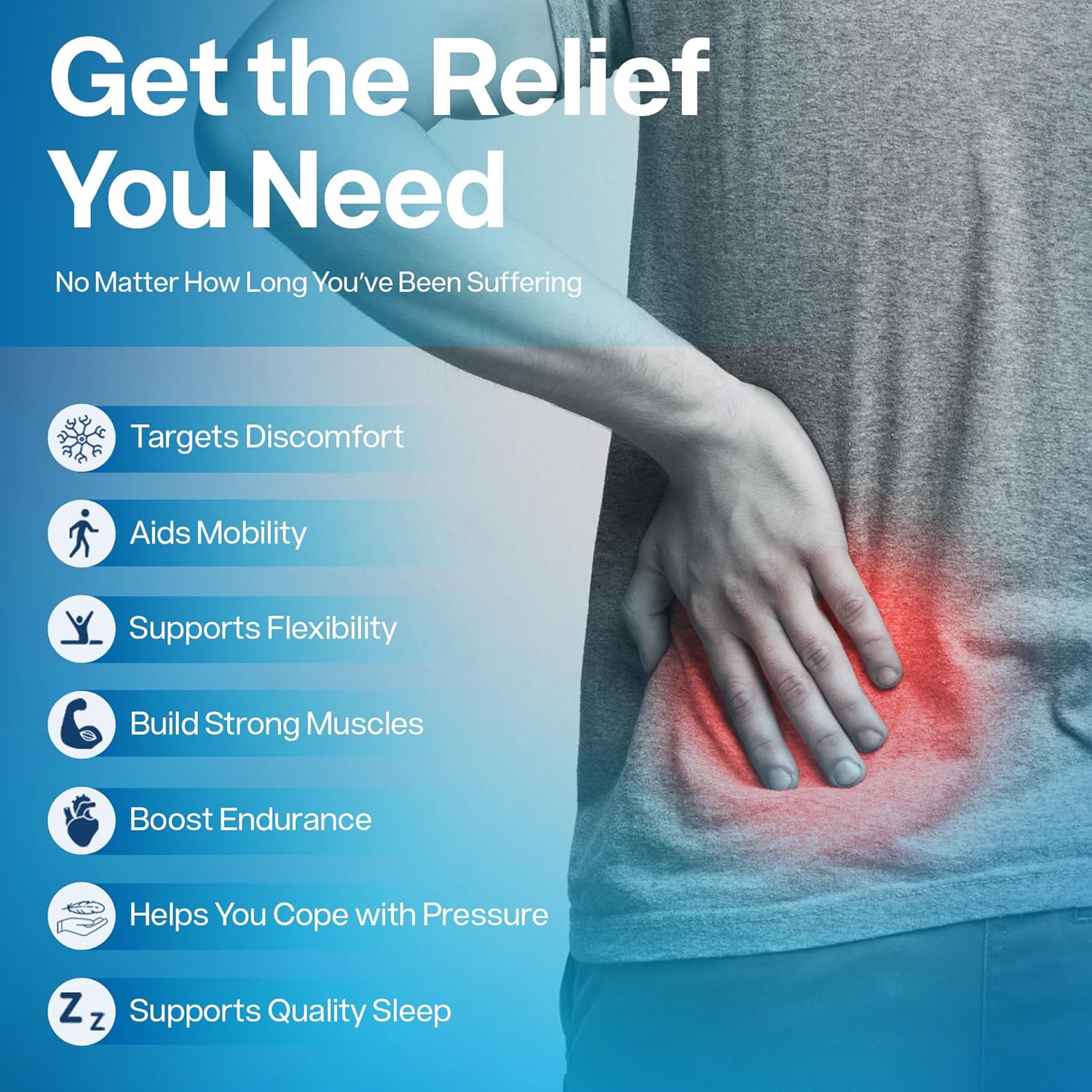 SciatiEase® Sciatic Nerve Health Support Supplement | Nerve Support Formula with