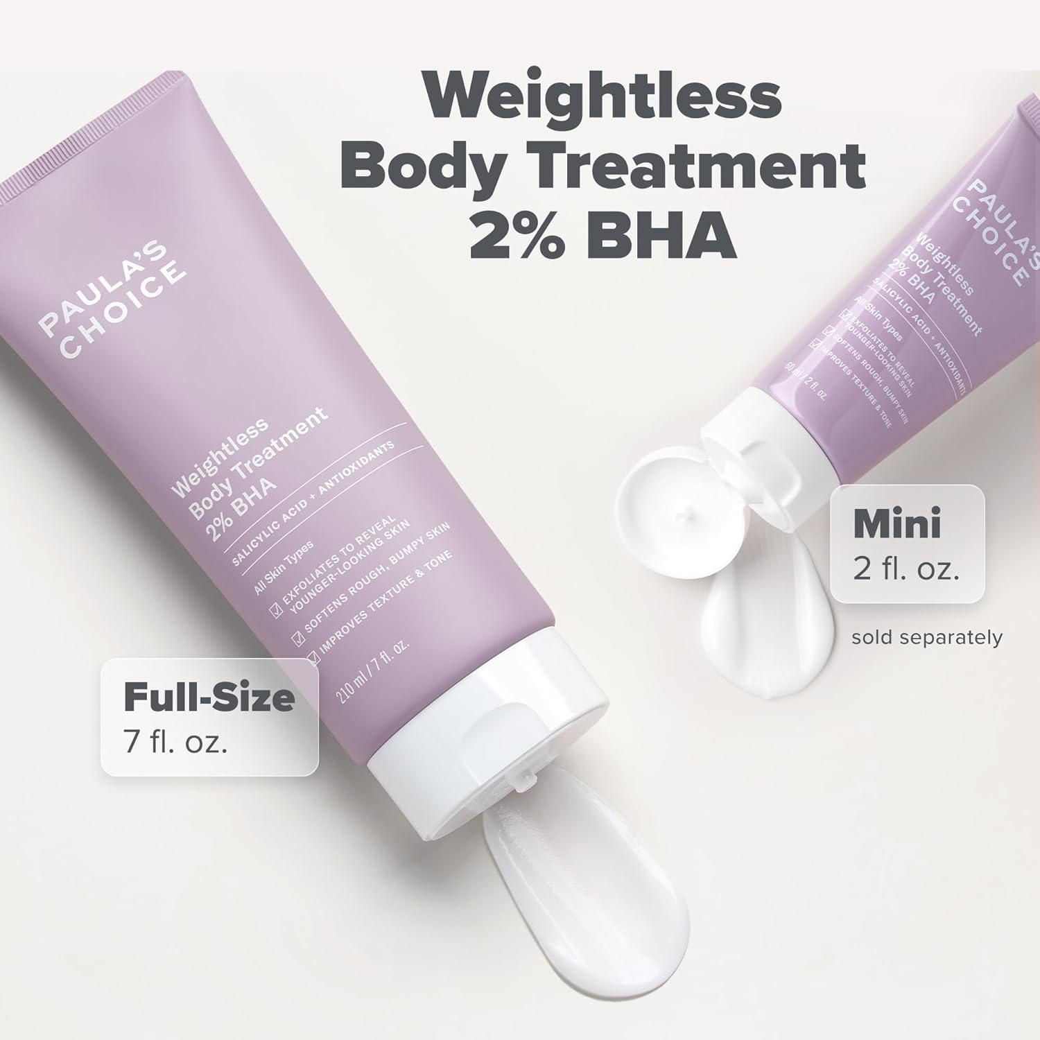 Paula's Choice Weightless Body Lotion 2% BHA – Salicylic Acid Exfoliant & Moistu