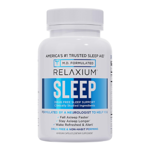 Relaxium Sleep Aid for Adults – Melatonin 5mg with Magnesium Glycinate, Valerest