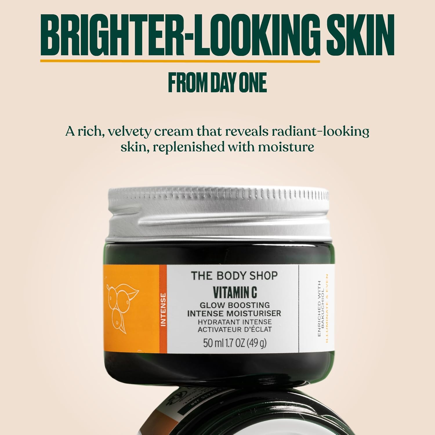 The Body Shop Vitamin C Glow Boosting Moisturizer – Brightening & Hydrating Face