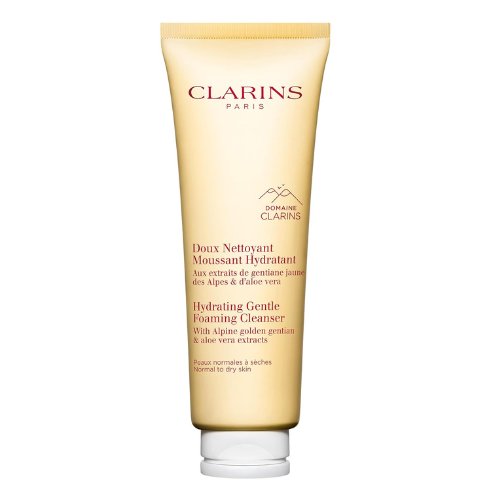 Clarins Hydrating Gentle Foaming Face Cleanser – Soap-Free & SLS-Free Cleanser w