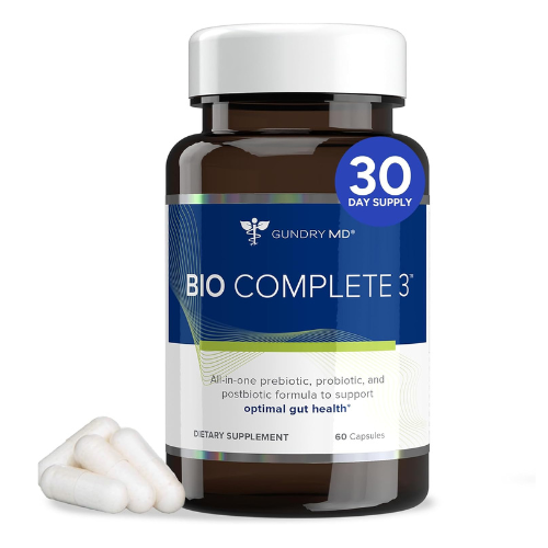 Gundry MD Bio Complete 3 – 3-in-1 Probiotics for Digestion, Gut Health, Energy, 