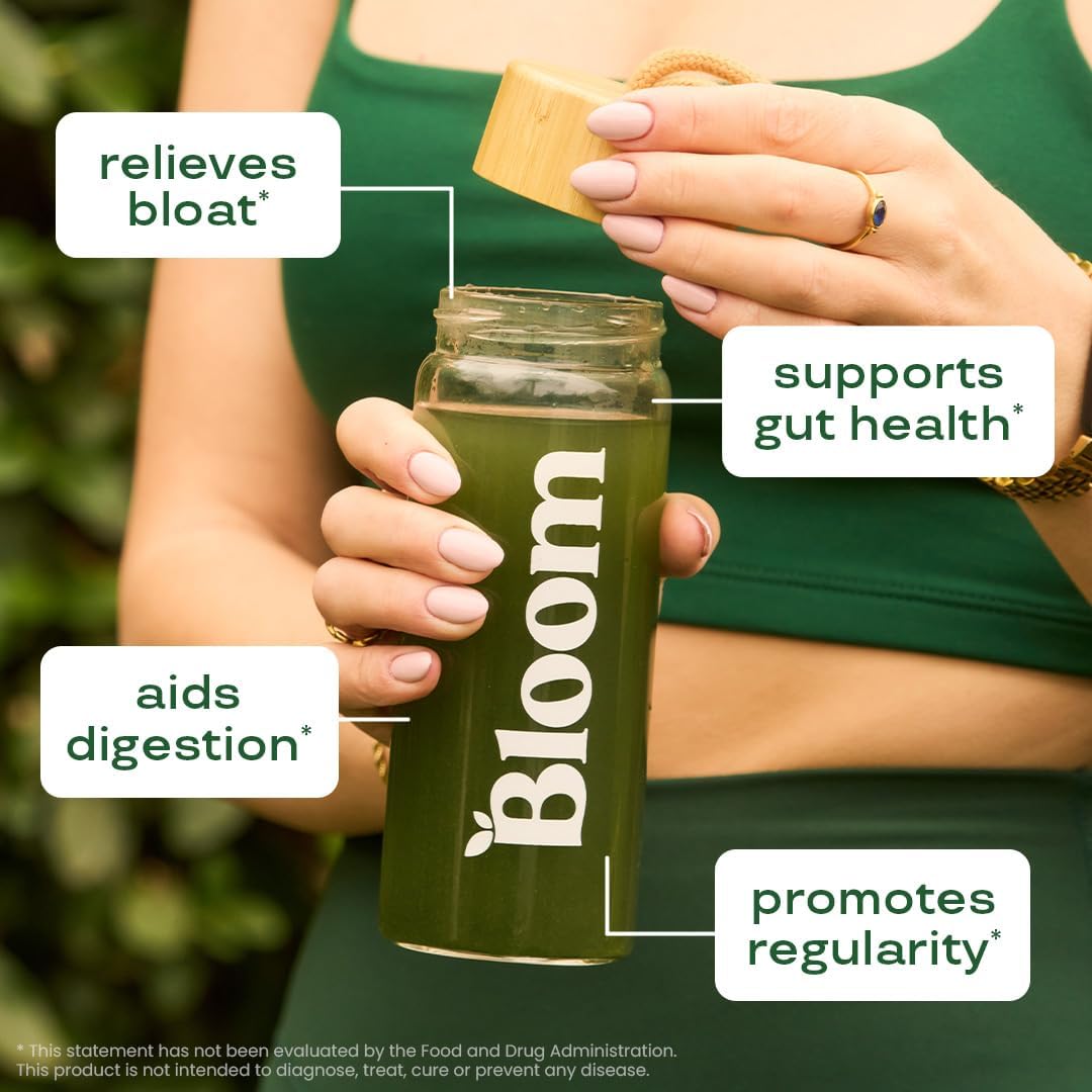 Bloom Nutrition Superfood Greens Powder | Digestive Enzymes with Probiotics & Pr