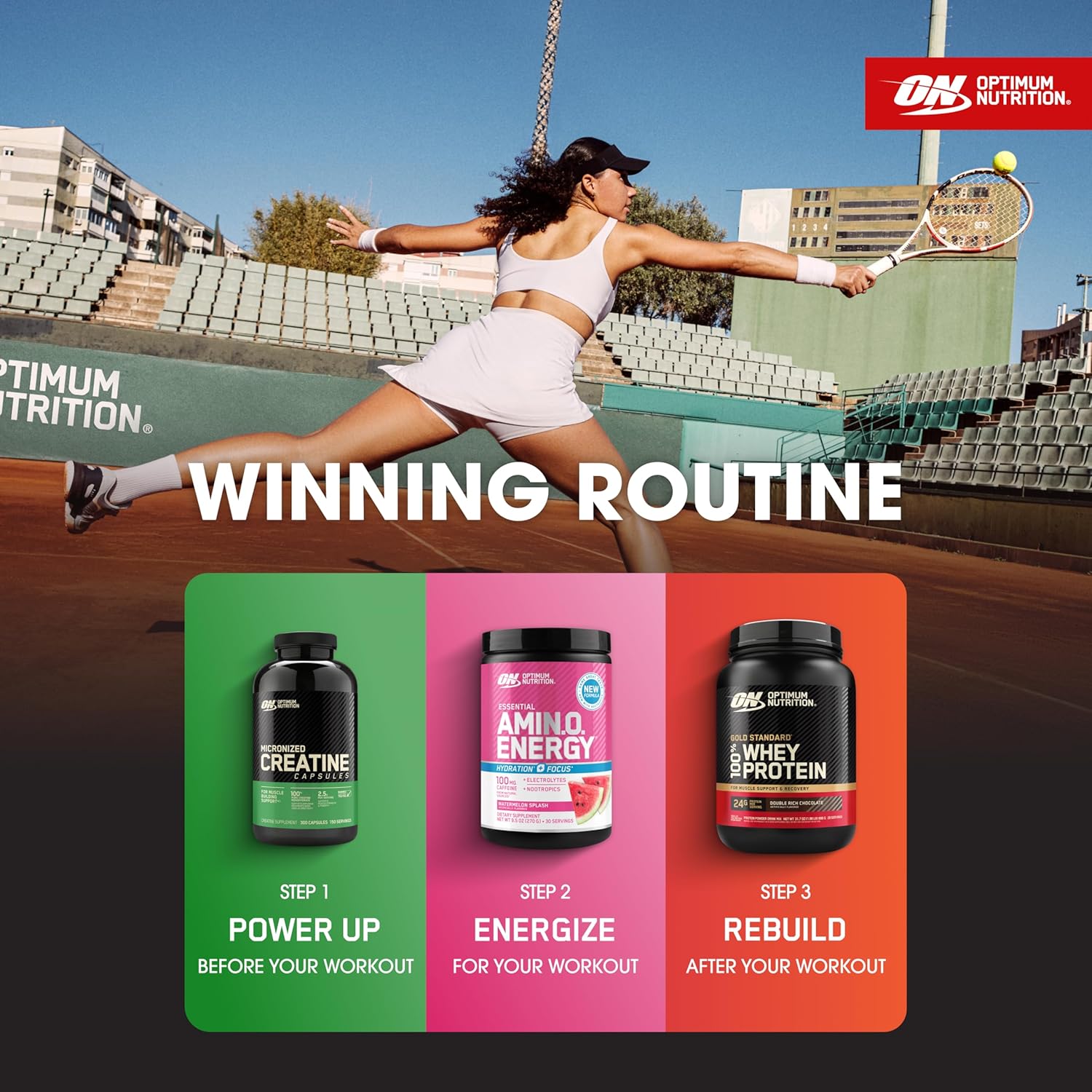 Optimum Nutrition Micronized Creatine Monohydrate Capsules – 2500mg, 300 Capsule