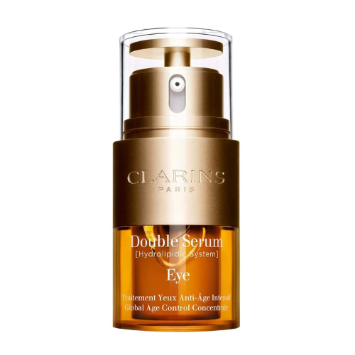 Clarins DOUBLE SERUM EYE – Anti-Aging Eye Treatment with 13 Plant Extracts, Incl