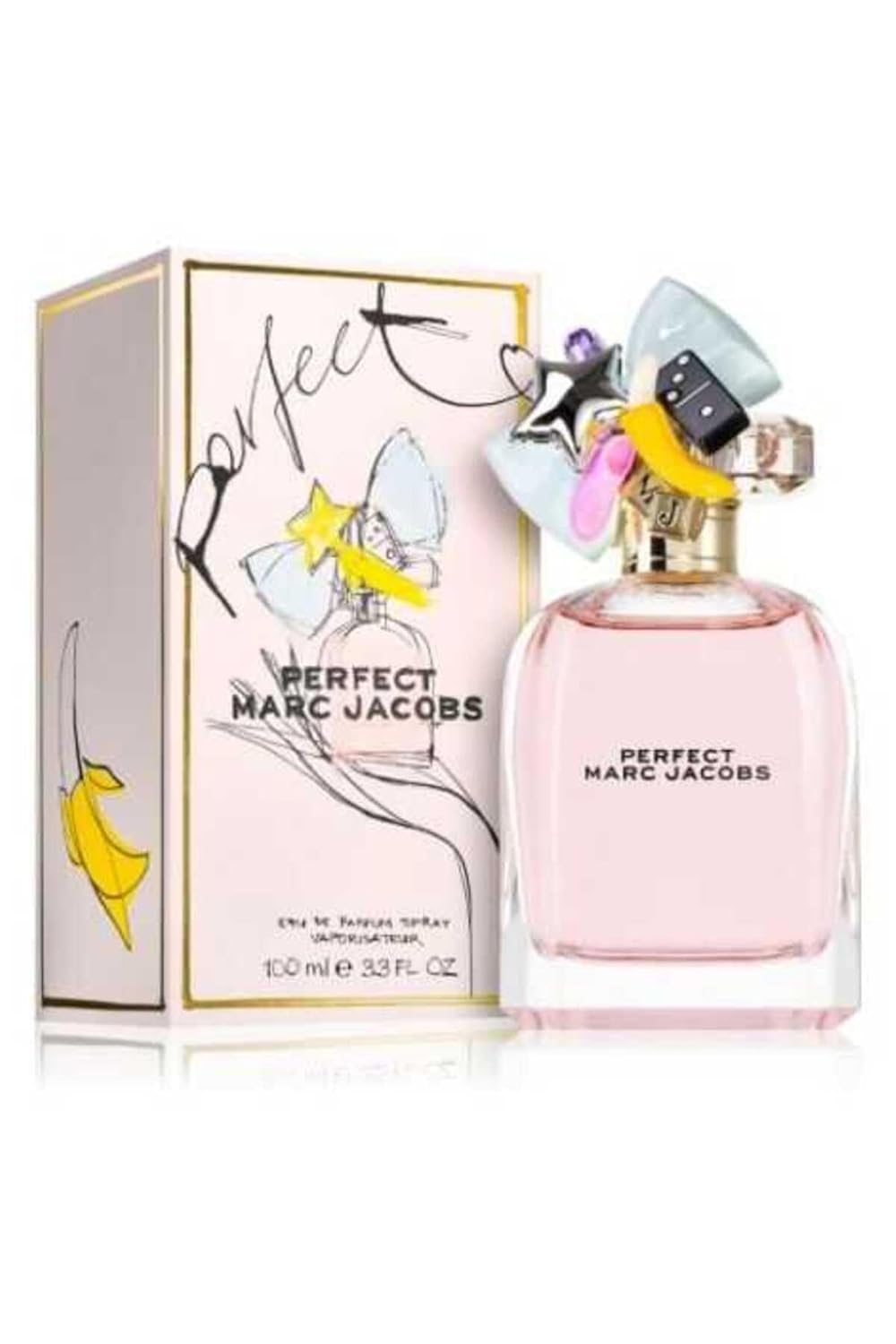Marc Jacobs Perfect Eau de Parfum for Women – Floral Perfume with Rhubarb & Daffodil – Long-Lasting Signature Fragrance