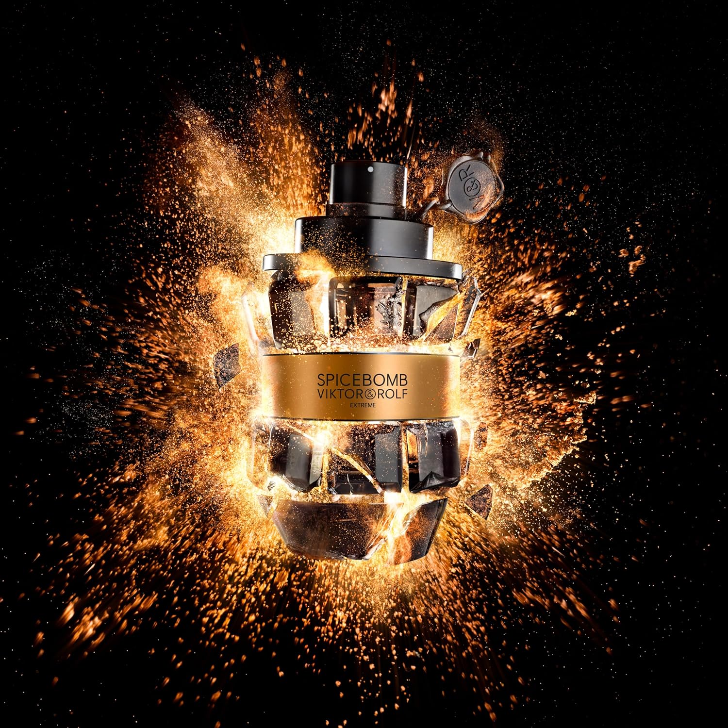 Viktor & Rolf Spicebomb Extreme Eau de Parfum for Men 3 oz – Woody Spicy Amber Vanilla Cologne