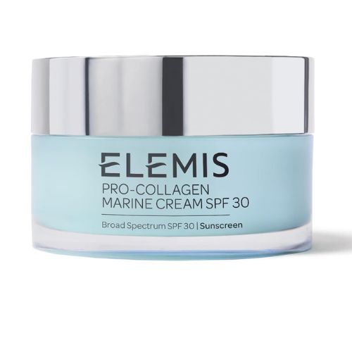 ELEMIS Pro-Collagen Marine Cream SPF 30 1.69 fl oz – Lightweight Anti-Wrinkle Daily Face Moisturizer with Sun Protection