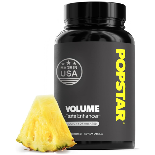 POPSTAR Labs Male Fertility & Semen Volume Support Supplement – Doctor Formulated Men’s Reproductive Health Capsules (120 Count)