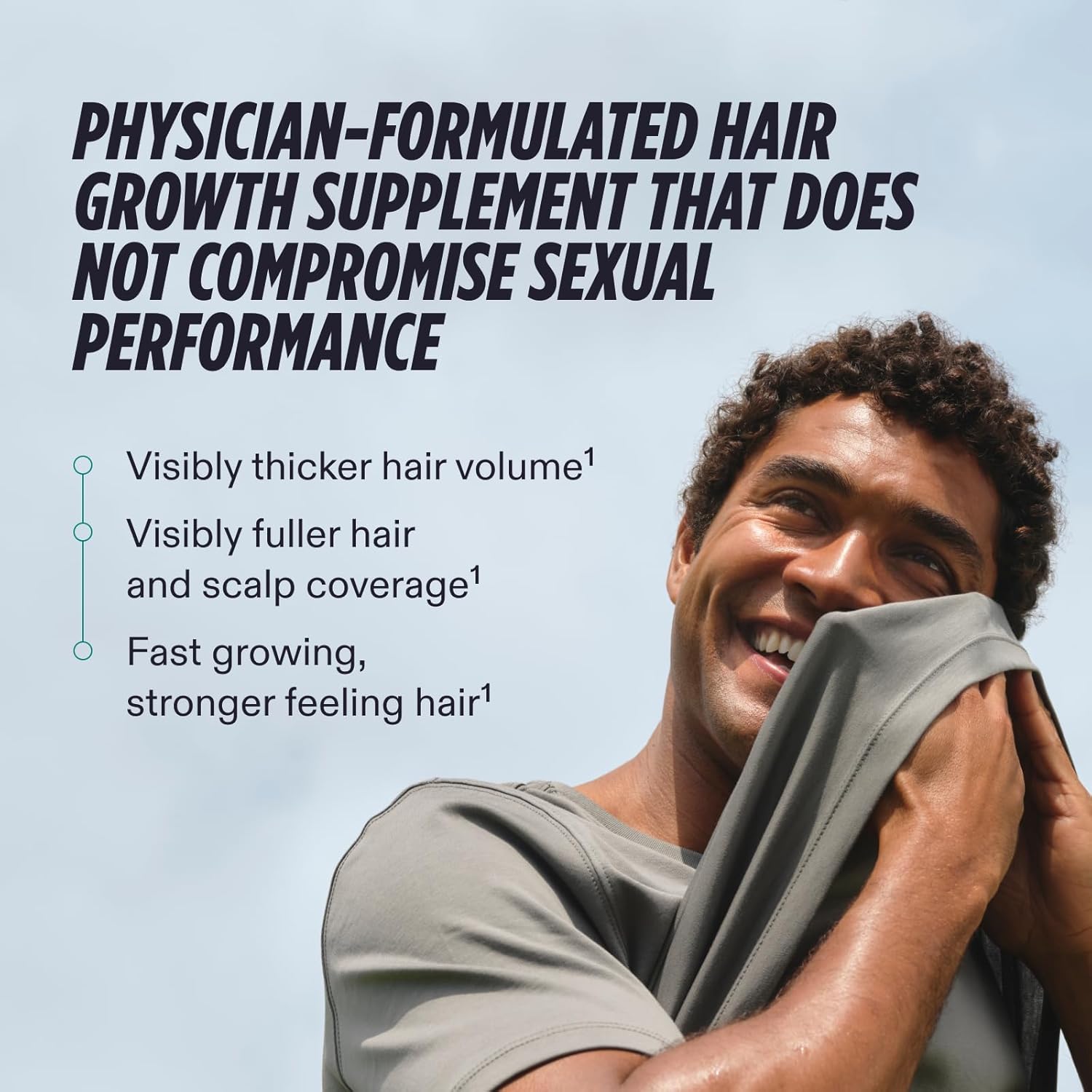 Nutrafol Men’s Hair Growth Supplements – Thicker Hair & Scalp Support 1 Month Supply 120 Capsules