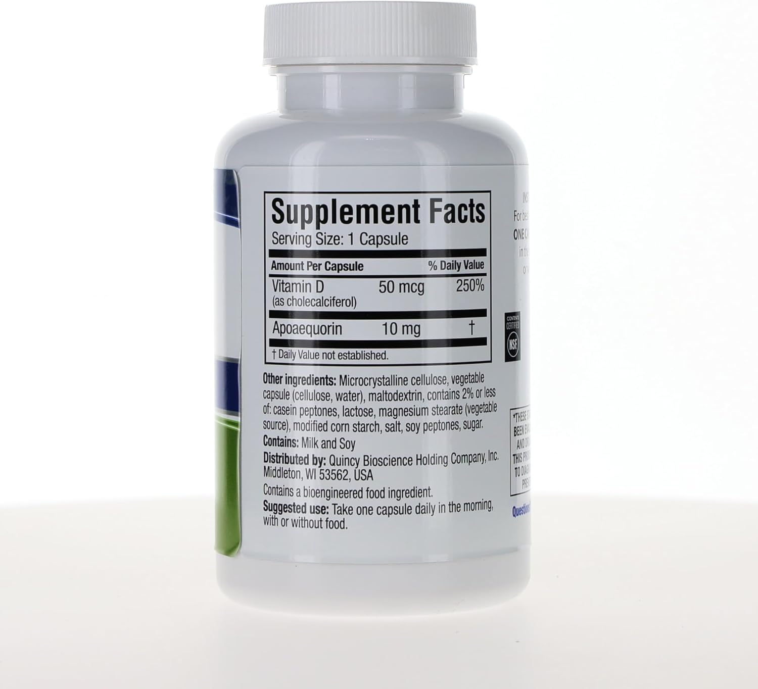 Prevagen Regular Strength Brain Supplement 60 Capsules – Apoaequorin 10mg + Vitamin D3 USA