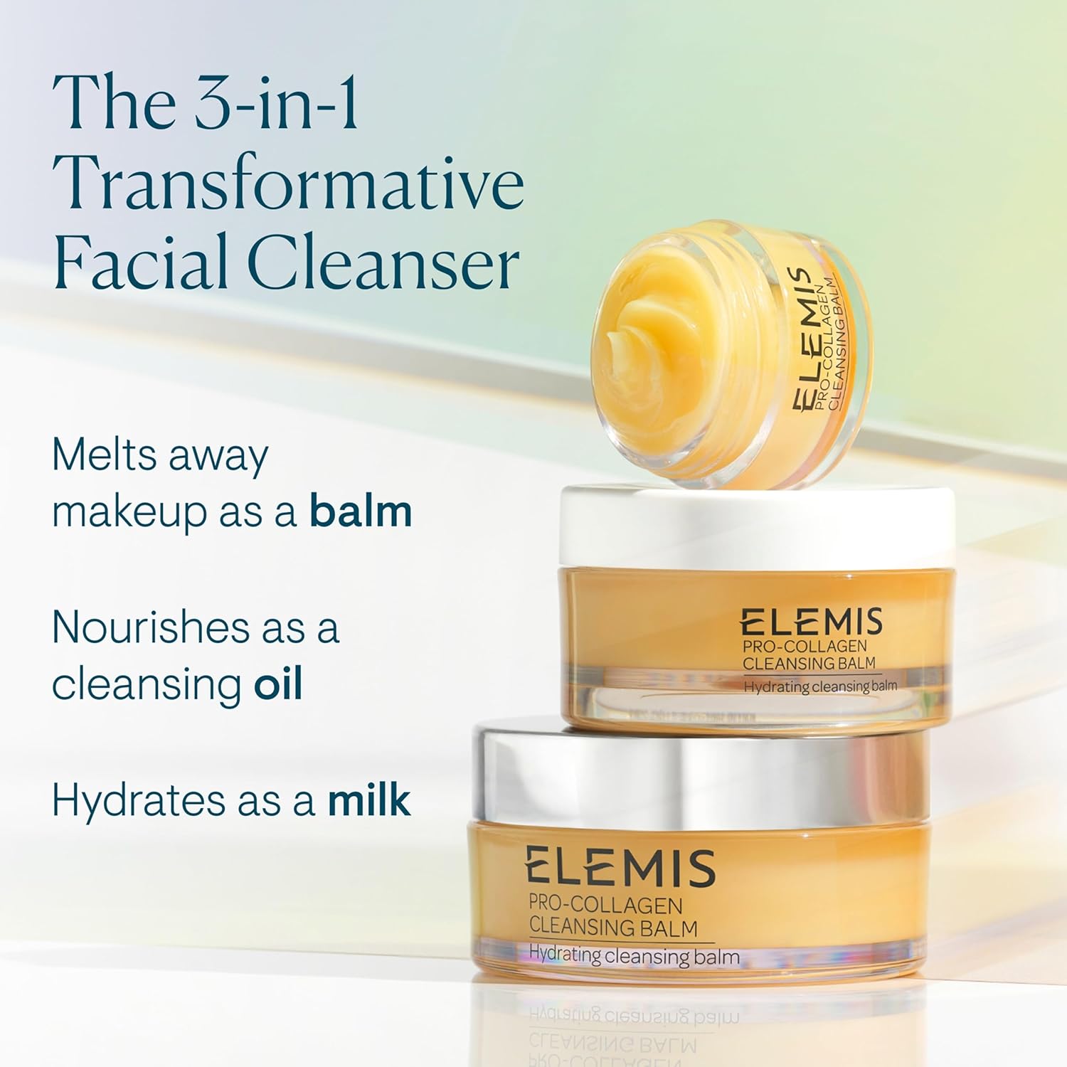 ELEMIS Pro-Collagen Cleansing Balm, Hydrating Facial Cleanser & Makeup Remover –