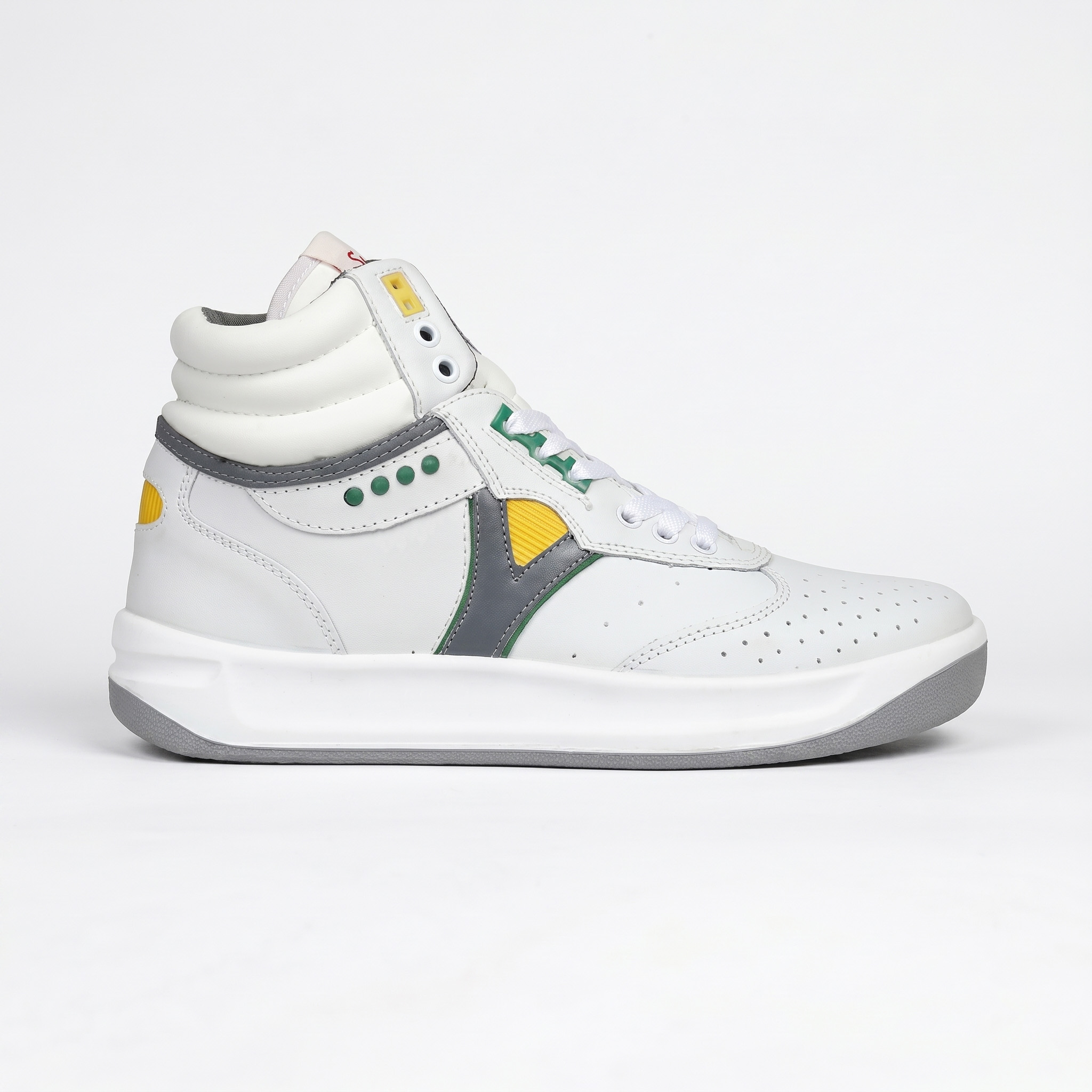 (SIZE 11) High Top Fashion Sneakers Men Afghani Tali Style OG, PU Sole, Superior Cushioning, Comfortable Lace Up Round Toe Shoes