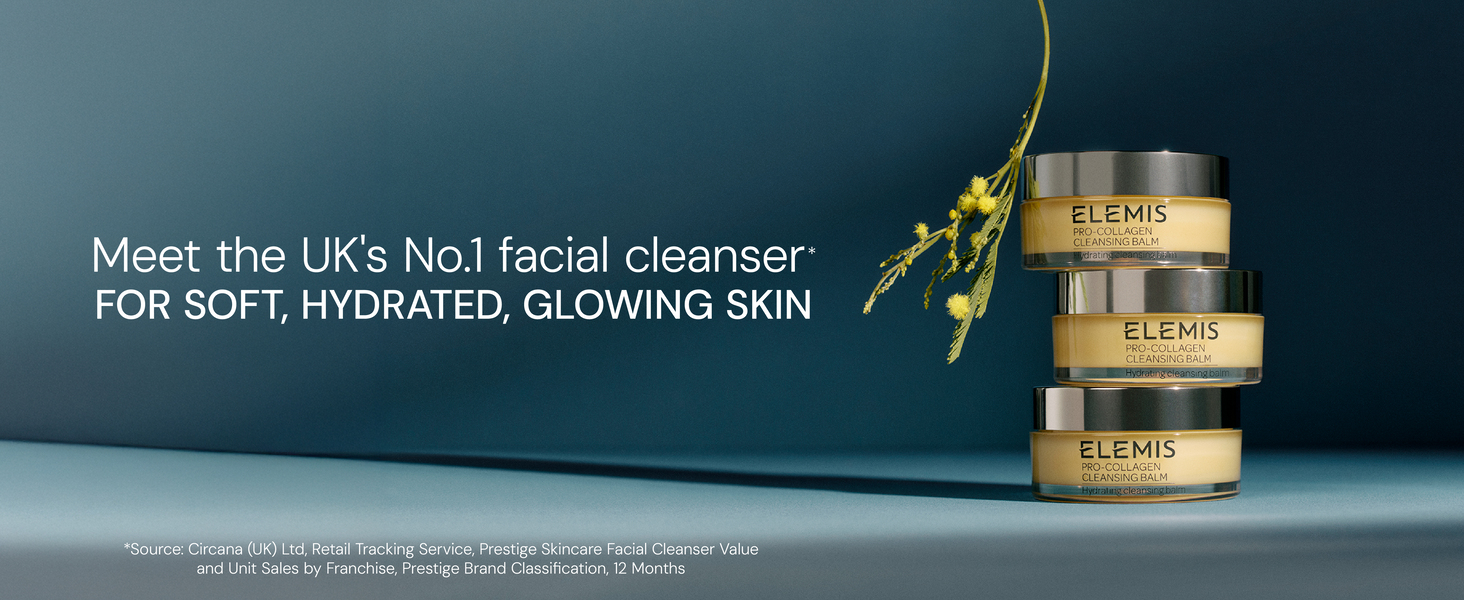 ELEMIS Pro-Collagen Cleansing Balm, Hydrating Facial Cleanser & Makeup Remover – banner 1