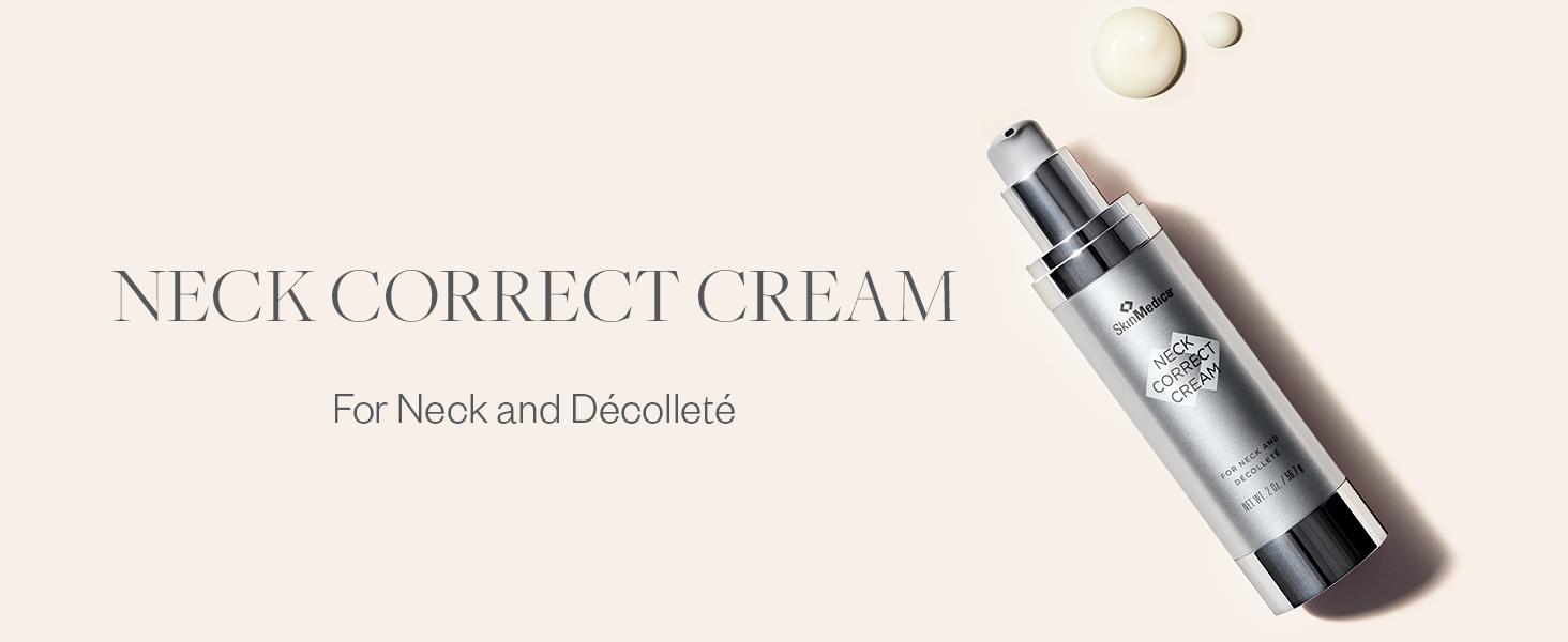 SkinMedica Neck Correct Cream 2 Oz – Anti-Aging Neck & Face Firming Cream for Wr banner 1
