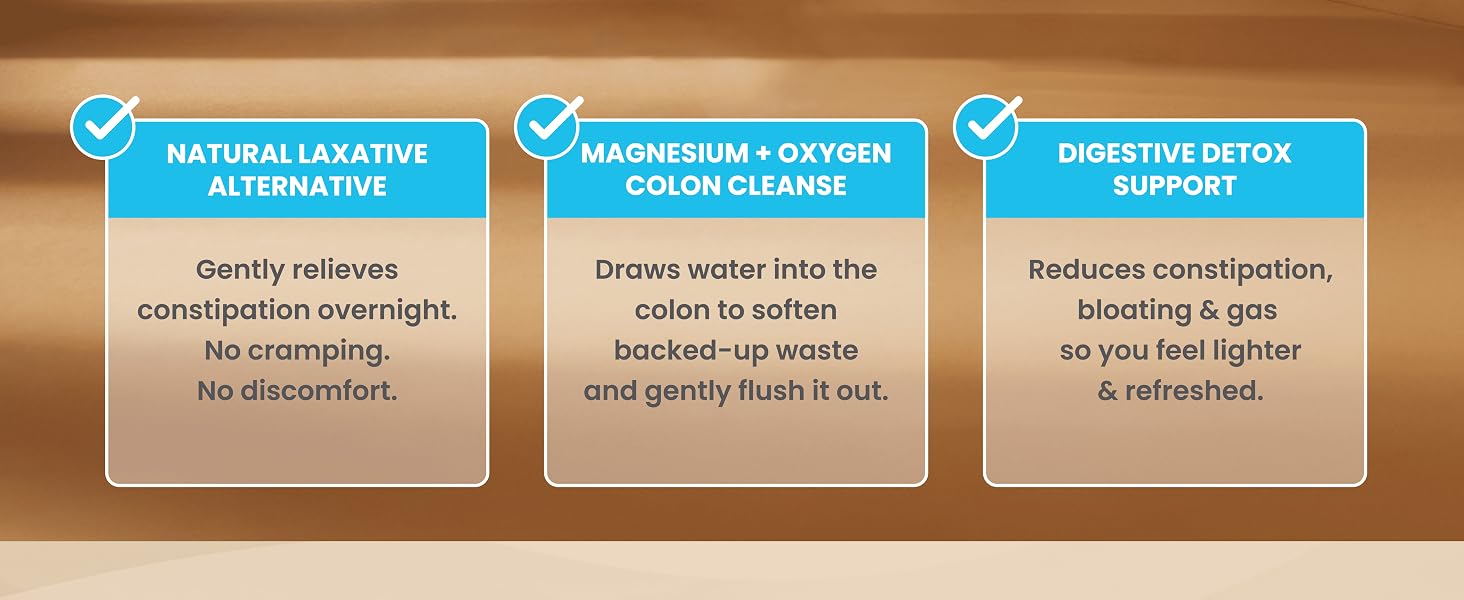 nbpure MagO7 - Natural Colon Cleanse & Detox Supplement for Constipation Relief, banner 2