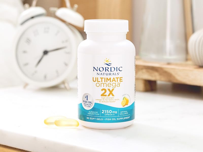 Nordic Naturals Ultimate Omega 2X Lemon – High-Potency 2150mg Omega-3 Fish Oil S banner 1