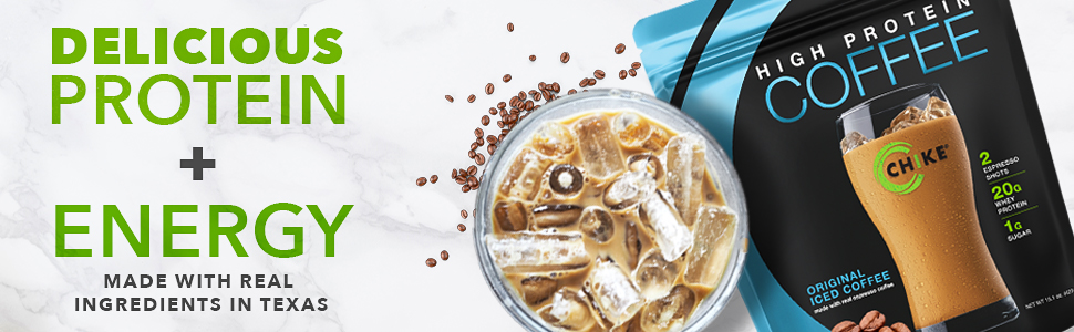 Chike High Protein Iced Coffee – Original Flavor, 14 Servings (15.1 oz) – Boost banner 2