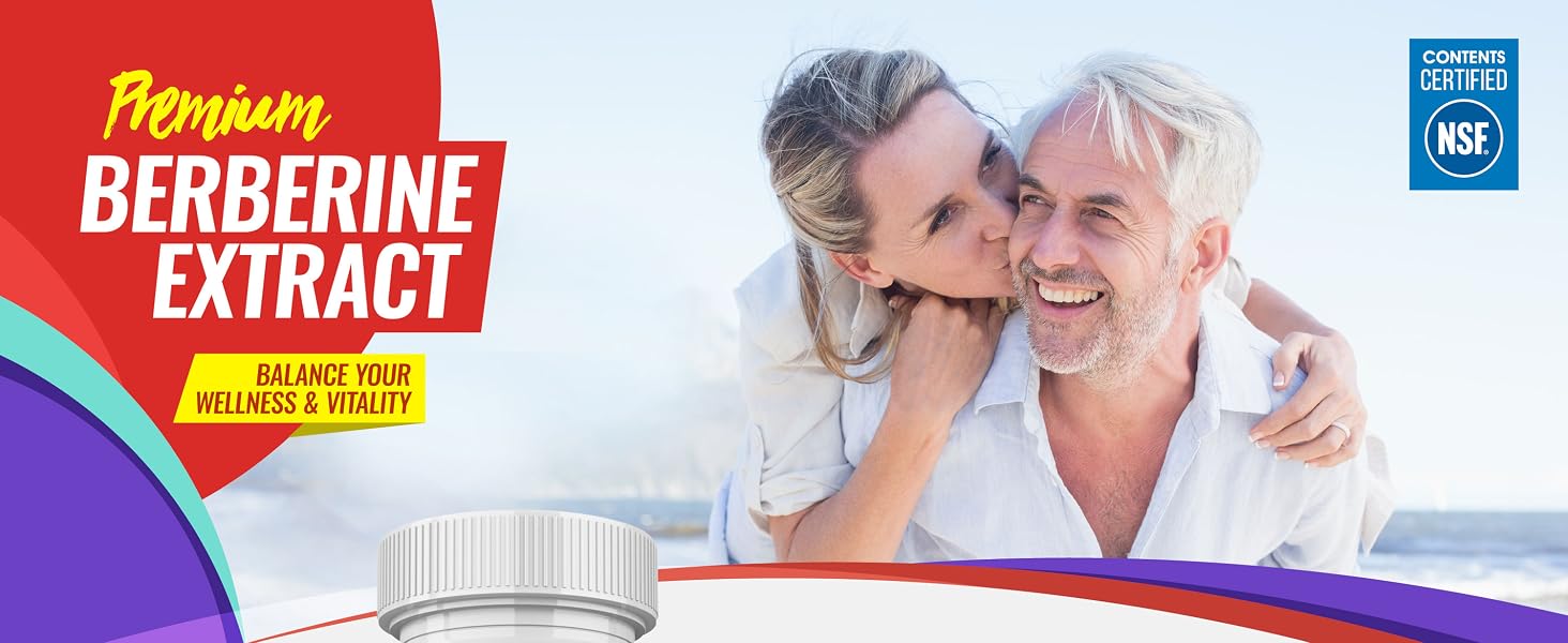 Toplux Berberine Supplement 1800mg – High-Potency Berberine HCL 97% for Blood Su banner 1