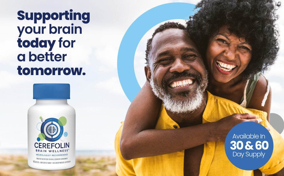 Brain Wellness Cognitive Support Supplement – Targeted Nutrition for Memory, Foc banner 1