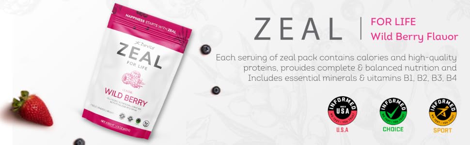 Zurvita Zeal for Life 30-Day Wellness Bag – Wild Berry Classic – Nutritional Sup banner 2