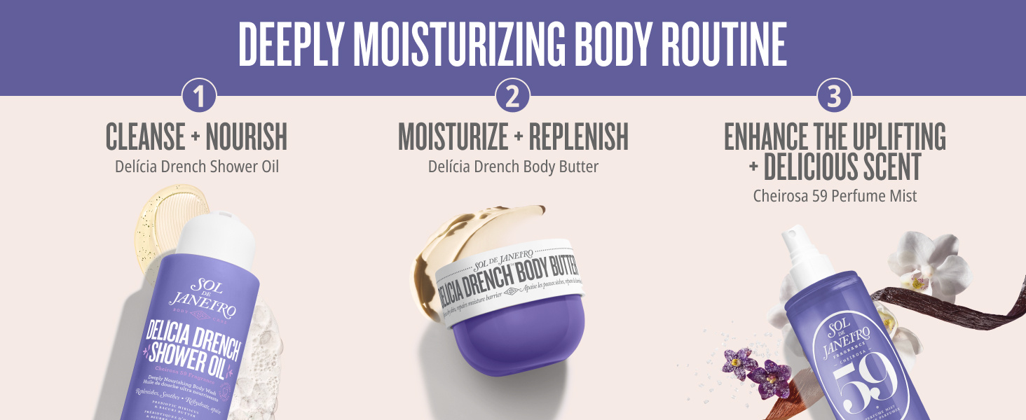SOL DE JANEIRO Delicia Drench Body Butter – Ultra-Hydrating, Nourishing Skincare banner 3