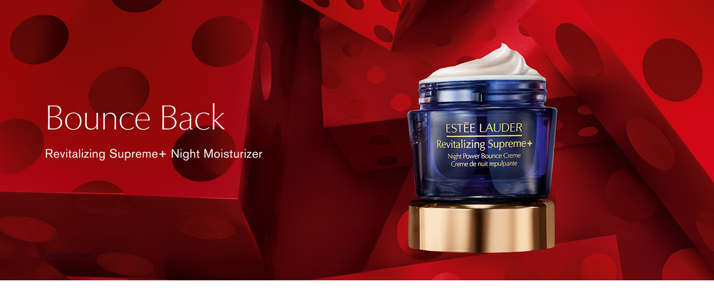 Estée Lauder Revitalizing Supreme+ Night Power Bounce Cream – Face Moisturizer w banner 1