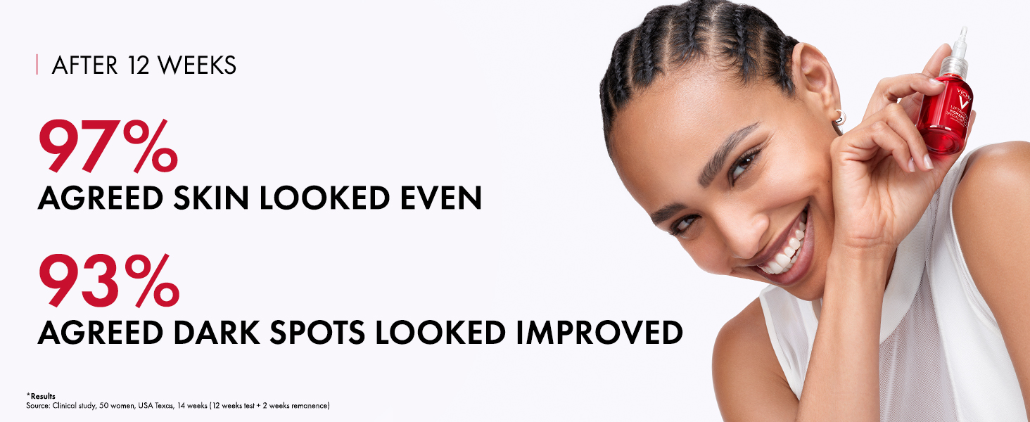 Vichy LiftActiv B3 Serum – 5% Niacinamide, Glycolic & Tranexamic Acid, Peptides banner 3