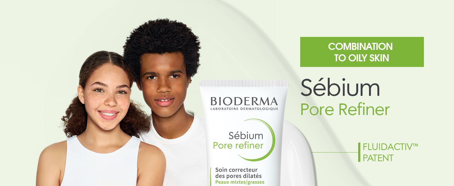 Bioderma Sébium Pore Refiner Cream – Pore Minimizer & Makeup Primer for Oily, Ac banner 1