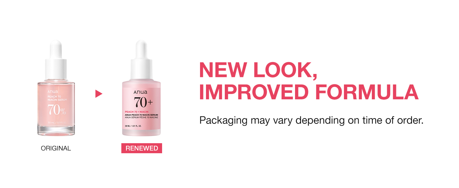 Anua Peach 70 Niacinamide Serum 30ml (1.01 fl oz) | Brightening & Hydrating Face banner 1