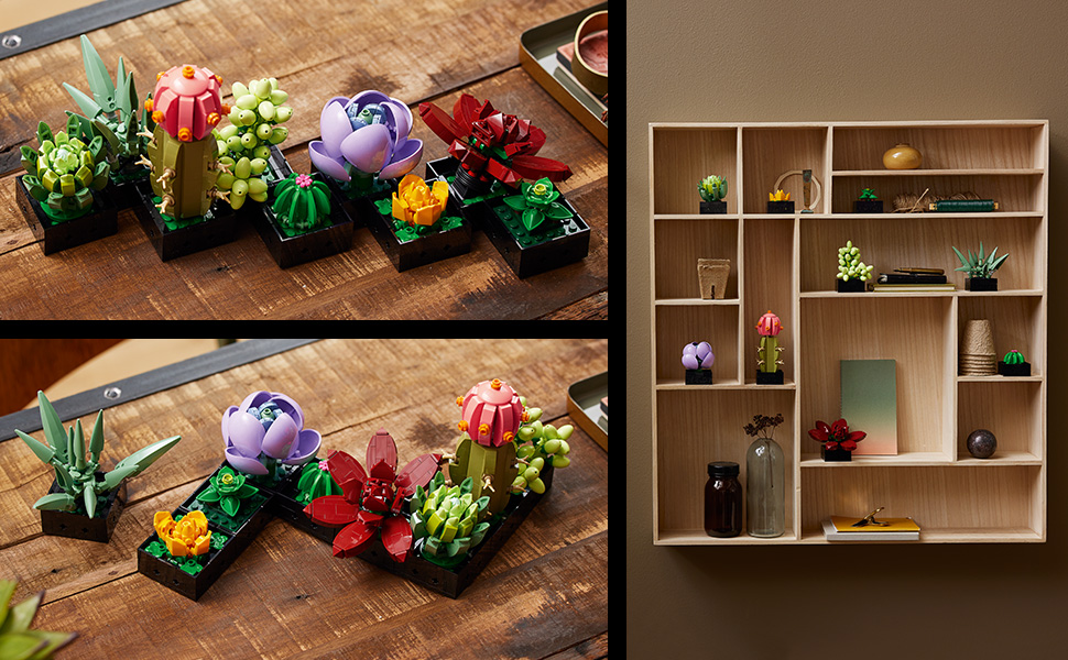 LEGO Botanicals Succulents 10309 – Artificial Indoor Plant Building Set for Adul banner 2