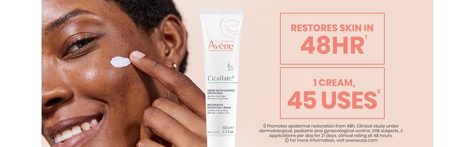 Avène Cicalfate+ Restorative Protective Cream – Face Moisturizer for Sensitive S banner 2