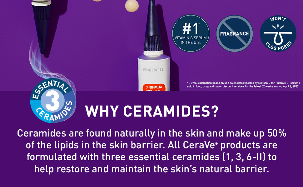 CeraVe Vitamin C Serum 10% with Hyaluronic Acid – Brightening Face Serum, Fragra banner 2