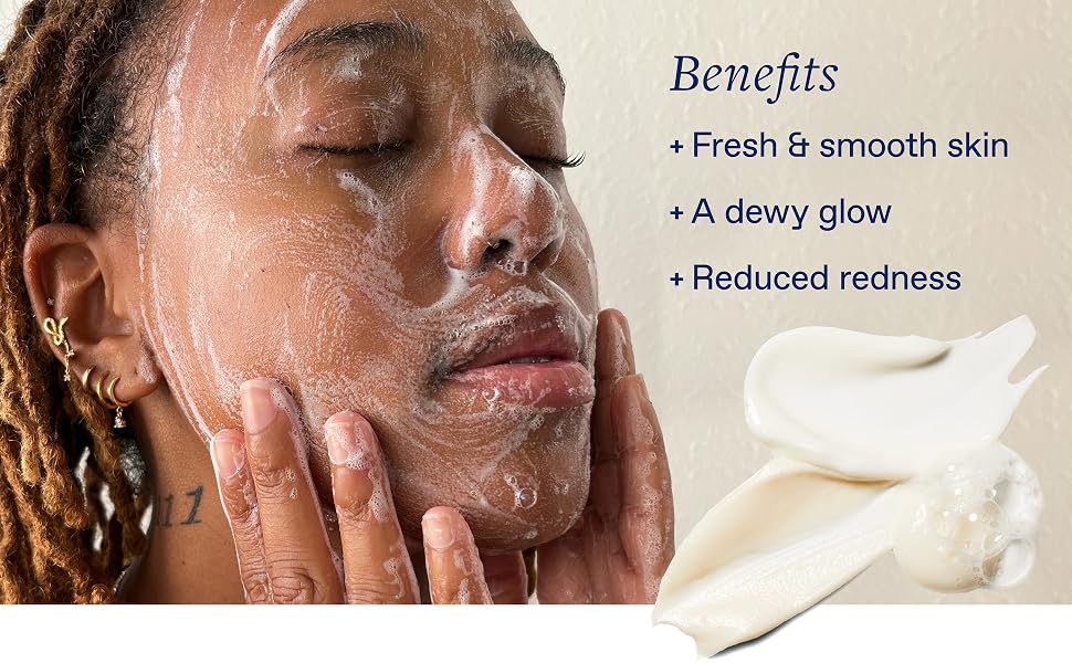 KORRES Greek Yoghurt Foaming Cream Cleanser – Hydrating Deep Cleanse & Makeup Re banner 2