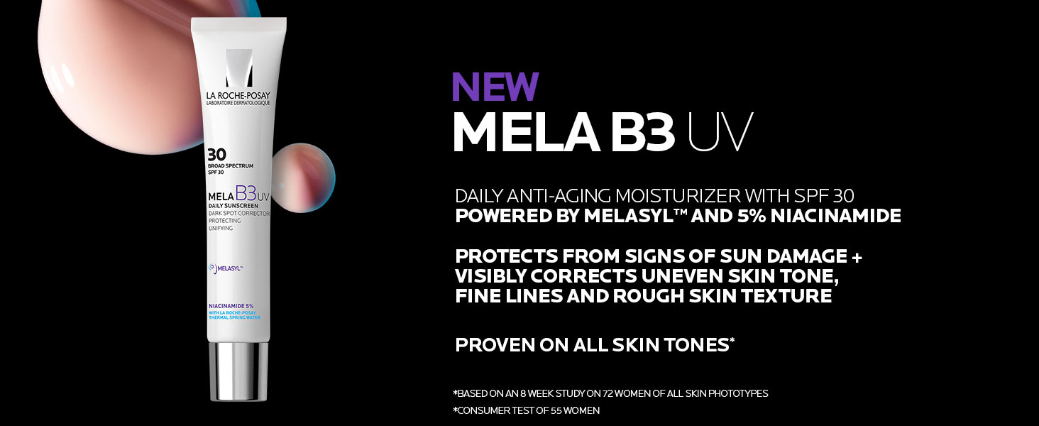 La Roche-Posay Mela B3 UV Daily Sunscreen SPF 30, Face Moisturizer with Melasyl banner 3